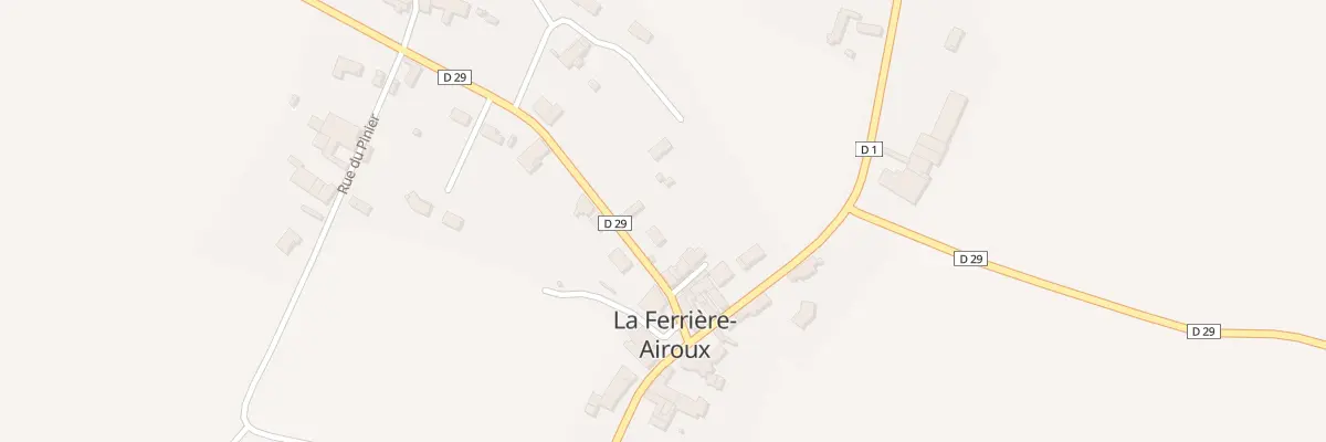Plan du 6 Rue de la Rigourdaine à La Ferrière-Airoux