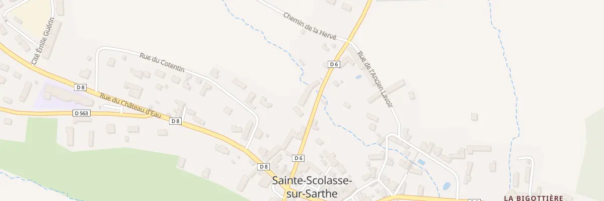 Plan du 13 Rue Jeanne Leroux à Sainte-Scolasse-sur-Sarthe
