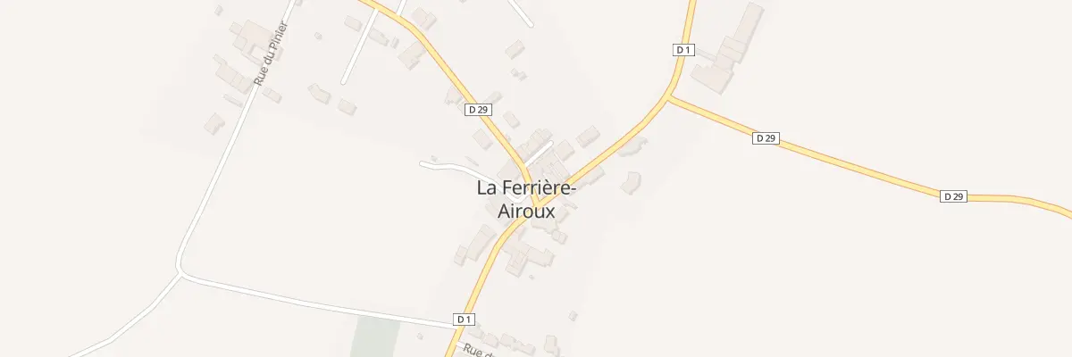 Plan du 4 Rue de la Rigourdaine à La Ferrière-Airoux