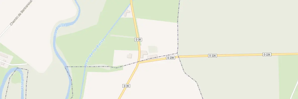 Plan du 2 Rte de Saint-arailles à Fontrailles