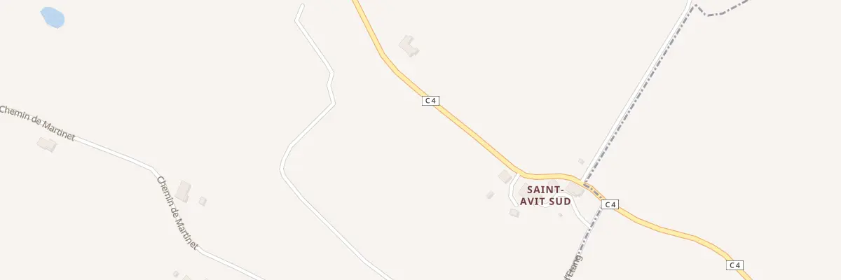 Plan du 5087 St Avit Sud à Lagarrigue