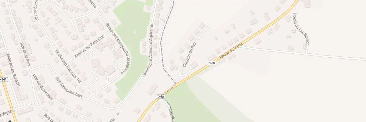 Plan du 3 Che du Rail à Taponnat-Fleurignac
