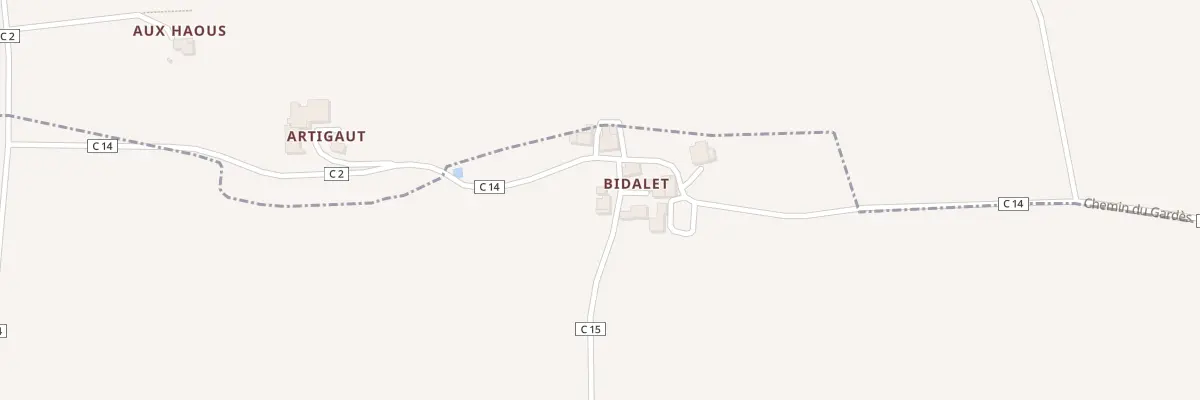 Plan du 745 Rte du Bidalet à Beaucaire