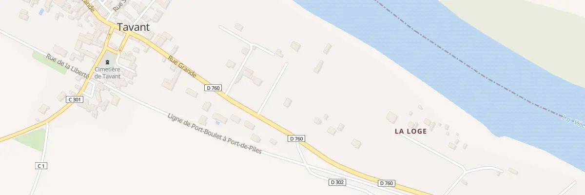 Plan du 8B Rue Grande à Tavant