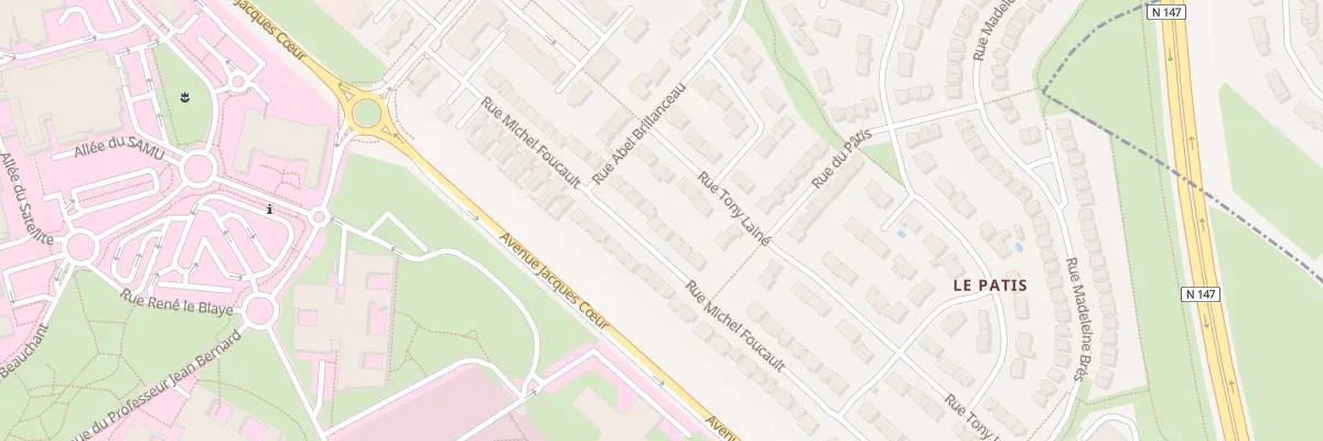 Plan du 35 Rue Michel Foucault à Poitiers