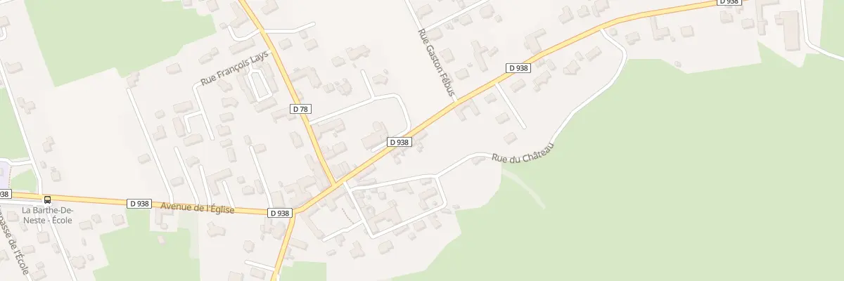 Plan du 10 Rte d’Escala à La Barthe-de-Neste