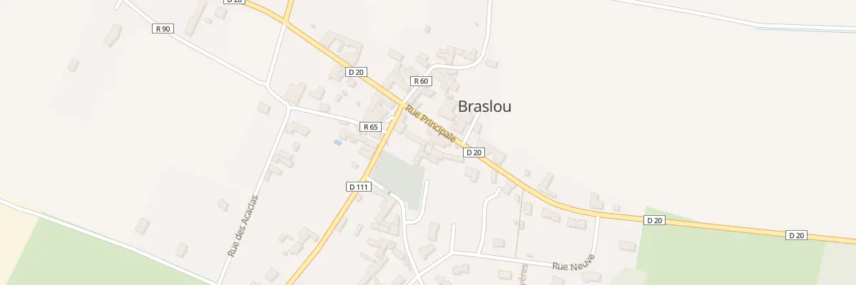 Plan du 150 Le Bourg à Braslou