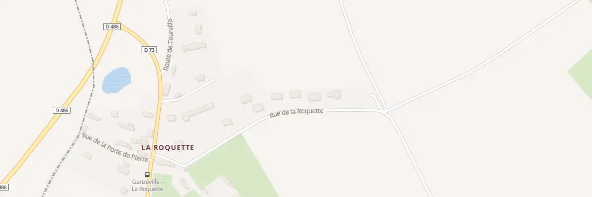 Plan du 2 Rue de la Roquette à Ganzeville