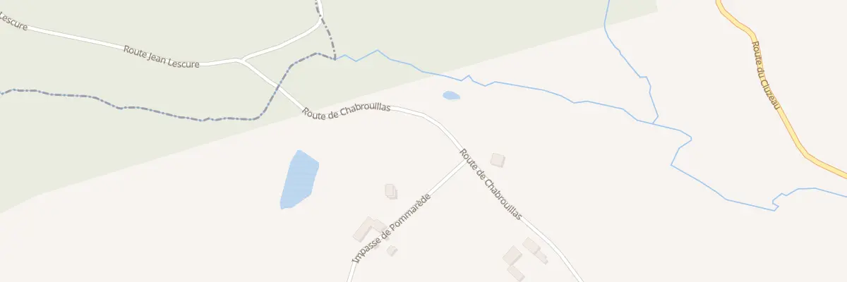 Plan du 847 Rte de Chabrouillas à Lunas