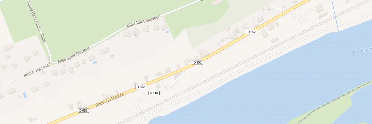Plan du 90 Rte de Nantes à Langeais