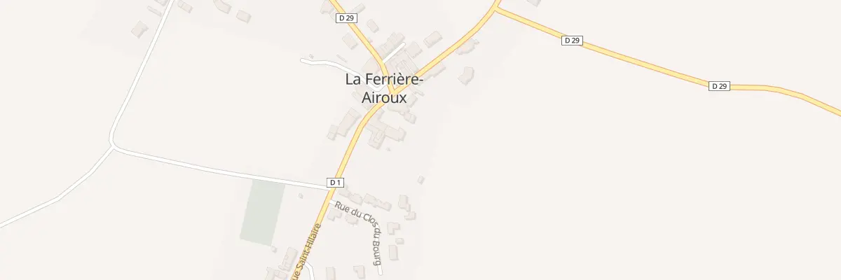 Plan du 15 Rue Saint Hilaire à La Ferrière-Airoux