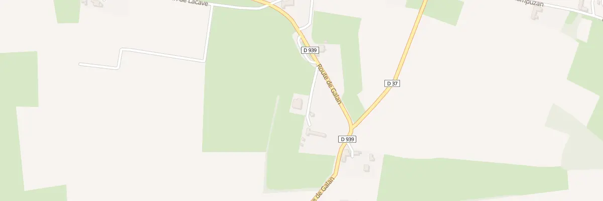 Plan du 12 Rte de Galan à Puydarrieux