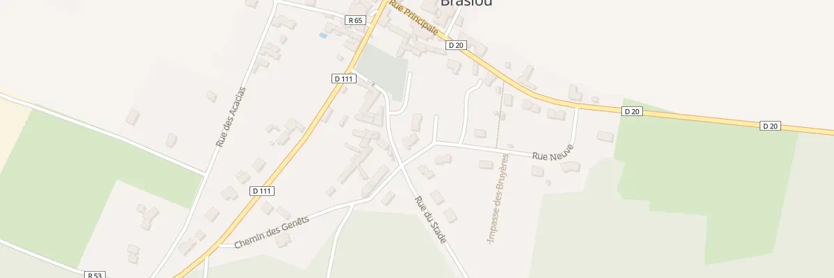 Plan du 2 Rue Neuve à Braslou