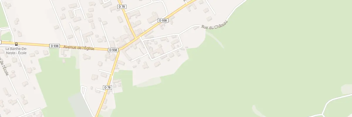 Plan du 4 Rue du Chateau à La Barthe-de-Neste