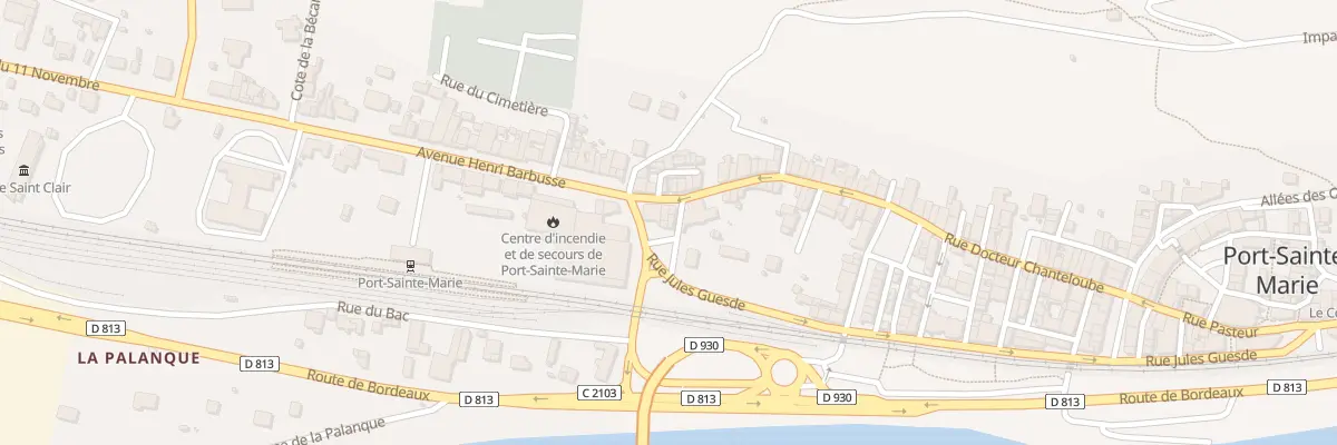 Plan du 56 Rue Docteur Chanteloube à Port-Sainte-Marie