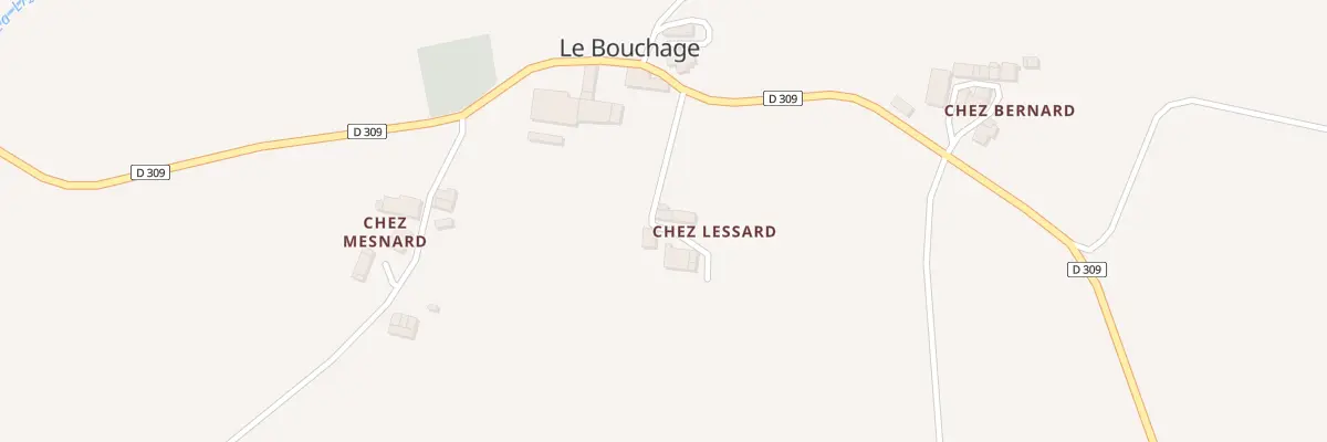 Plan du 1 Chez Lessard au Bouchage