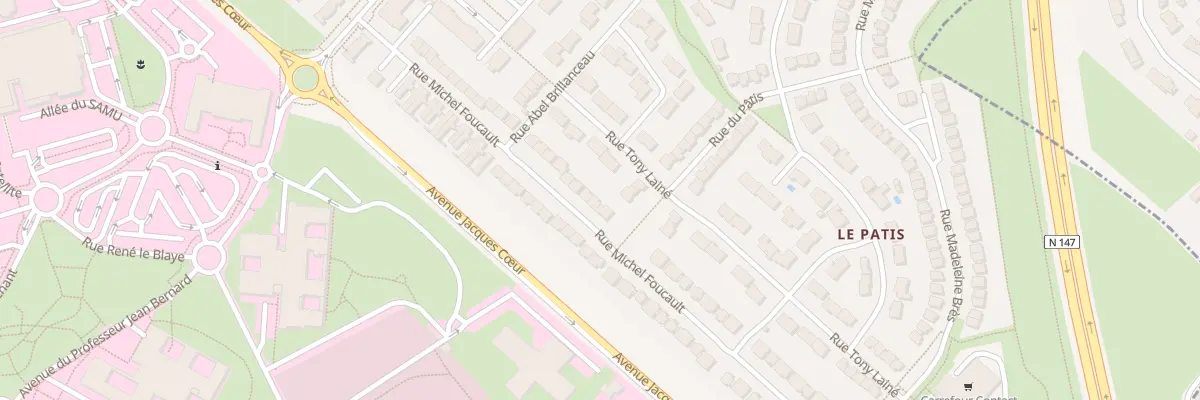 Plan du 41 Rue Michel Foucault à Poitiers