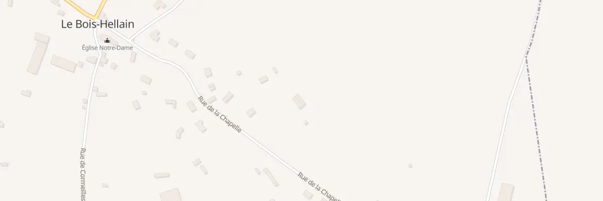 Plan du 275 Rue de la Chapelle au Bois-Hellain