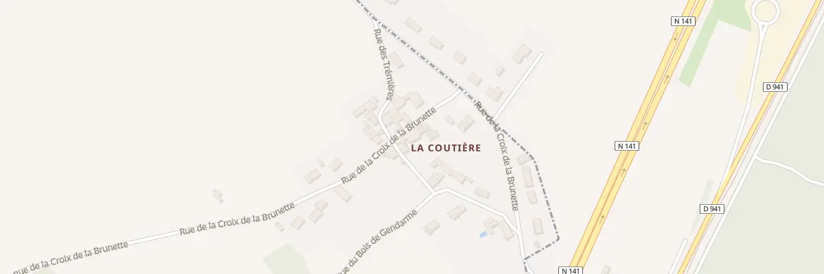 Plan du 192 Rue de la Croix de la Brunette à Rivières