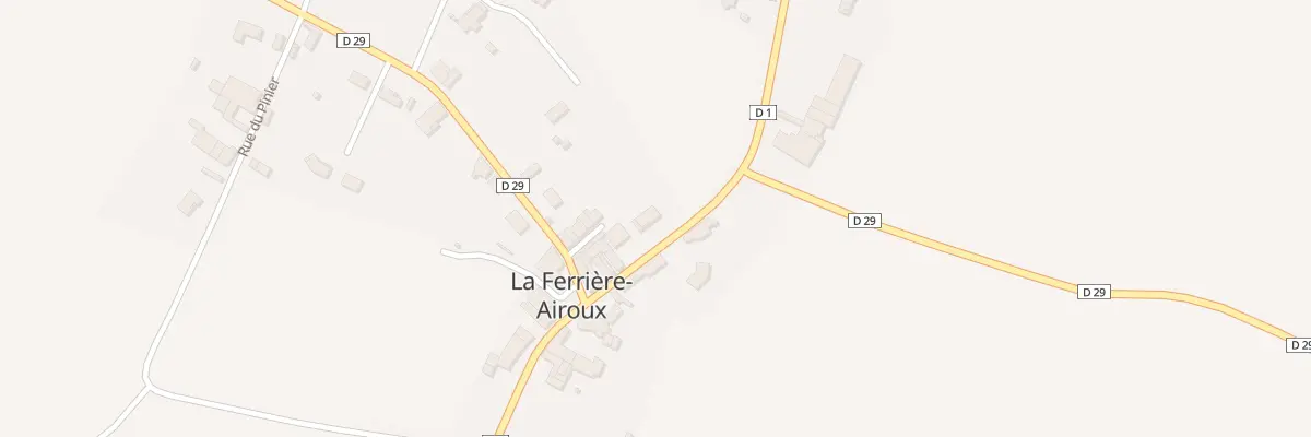 Plan du 14 Rue Saint Hilaire à La Ferrière-Airoux
