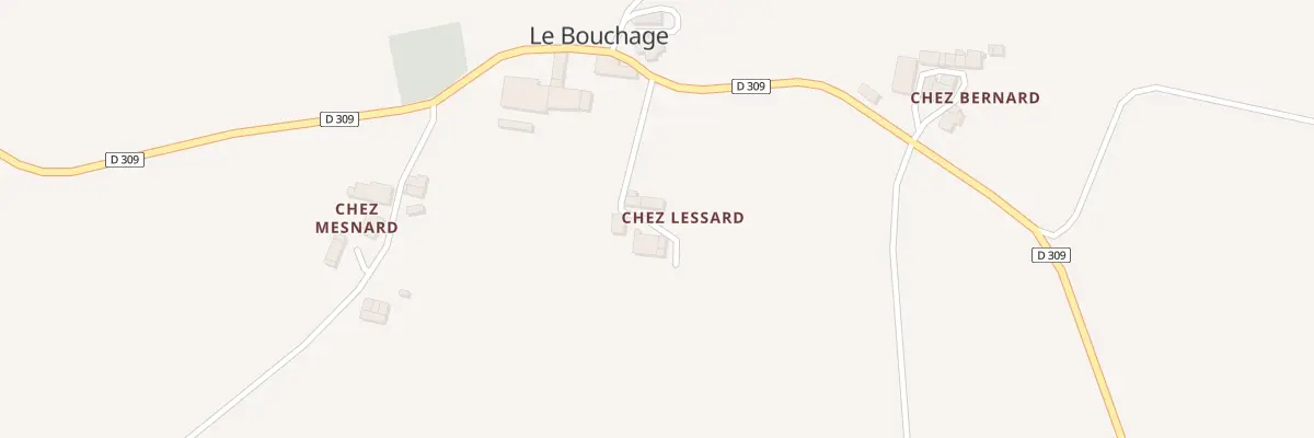 Plan du 3 Chez Lessard au Bouchage