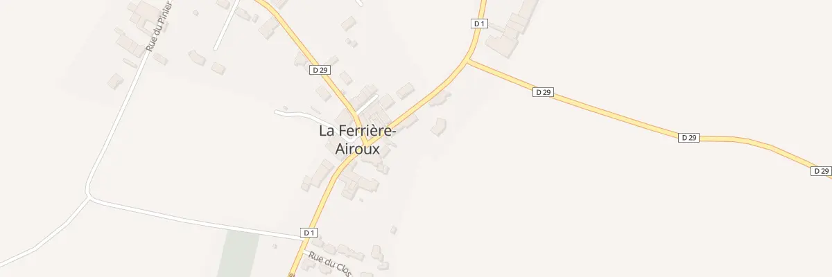 Plan du 9 Rue Saint Hilaire à La Ferrière-Airoux