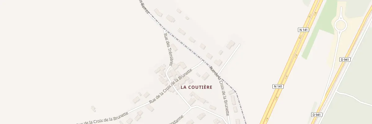 Plan du 229 Rue de la Croix de la Brunette à Rivières