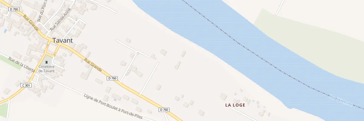 Plan du 8 Rue Grande à Tavant