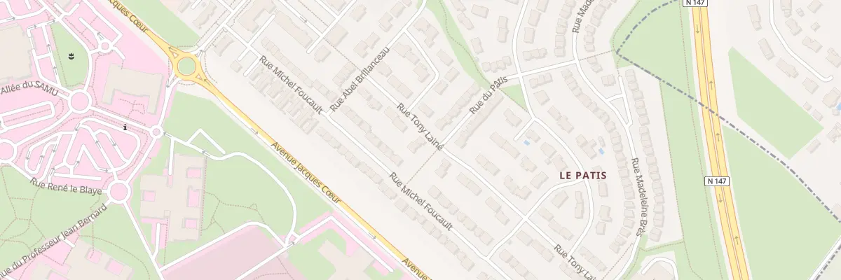 Plan du 4 Rue du Patis à Poitiers