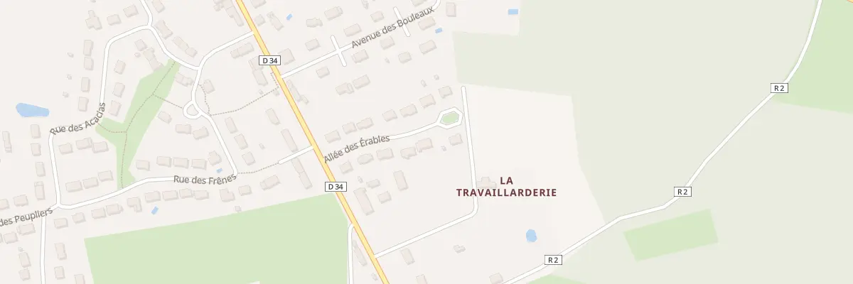 Plan du 9 All des Erables à Cléré-les-Pins