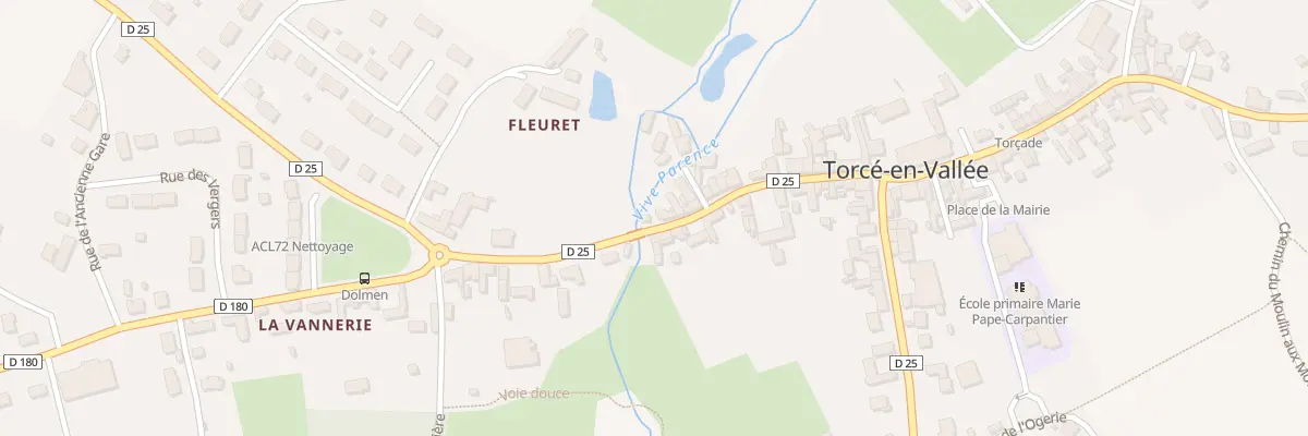 Plan du 24 Rue Notre-dame à Torcé-en-Vallée