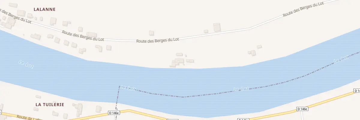 Plan du 750 Rte des Berges du Lot à Clairac