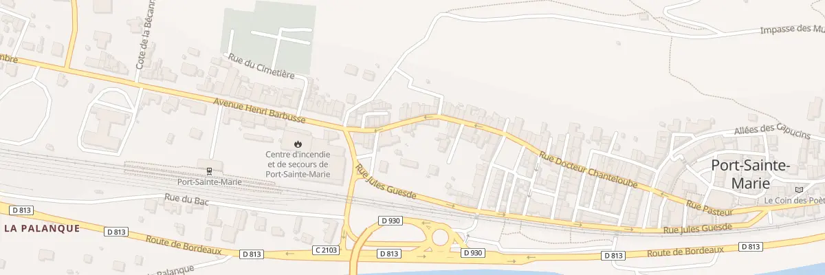 Plan du 50 Rue Docteur Chanteloube à Port-Sainte-Marie