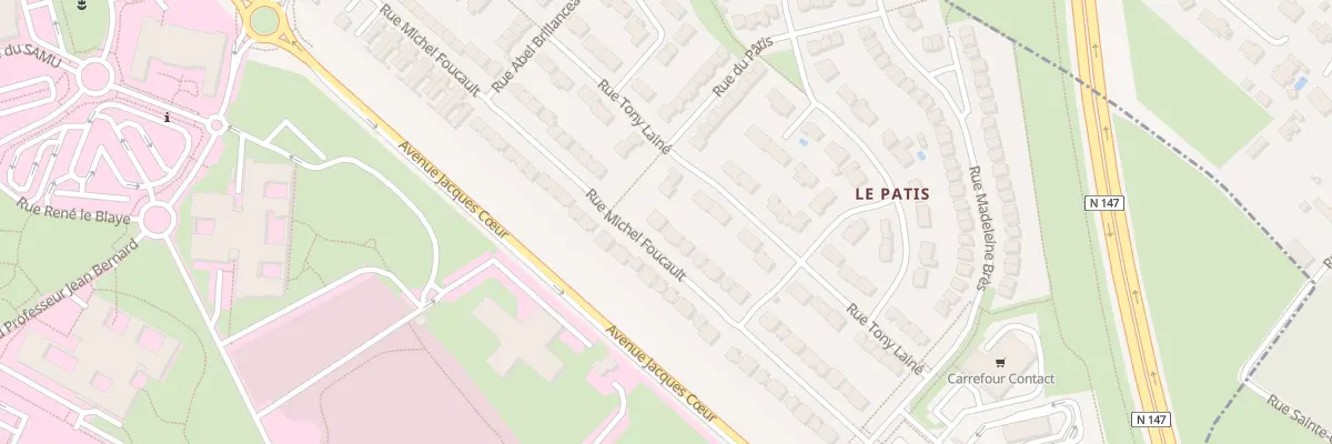 Plan du 47 Rue Michel Foucault à Poitiers
