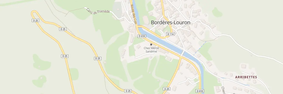 Plan du 9 La Grave à Bordères-Louron
