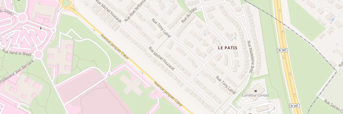 Plan du 49 Rue Michel Foucault à Poitiers