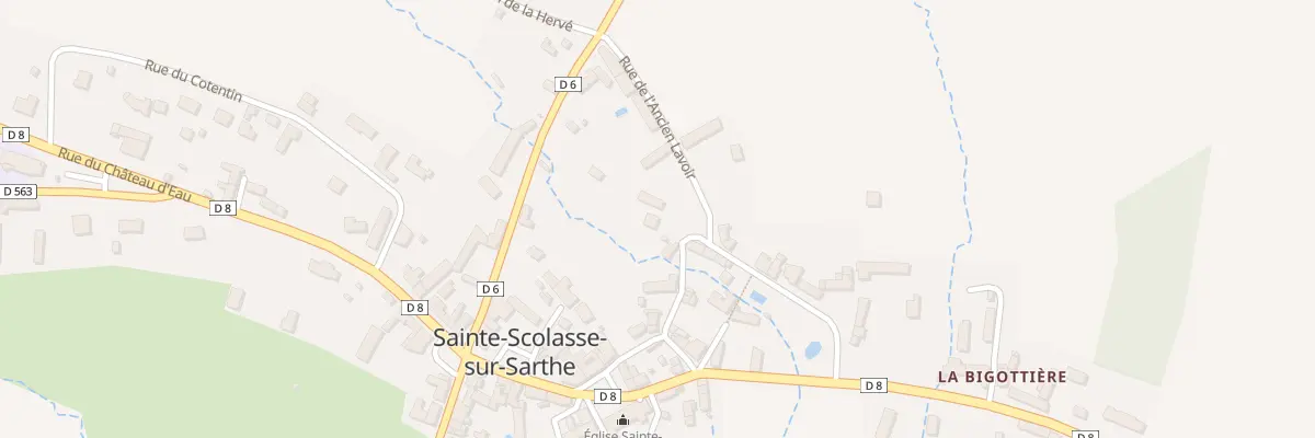Plan du 7 Rue de l’Ancien Lavoir à Sainte-Scolasse-sur-Sarthe