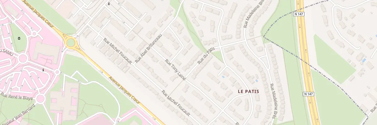 Plan du 10 Rue du Patis à Poitiers