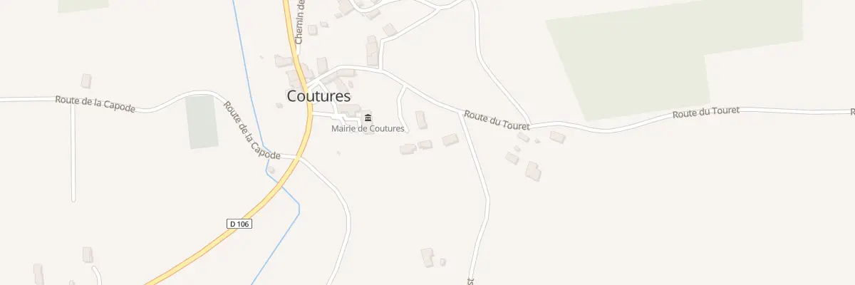 Plan du 1029 Le Bourg à Coutures