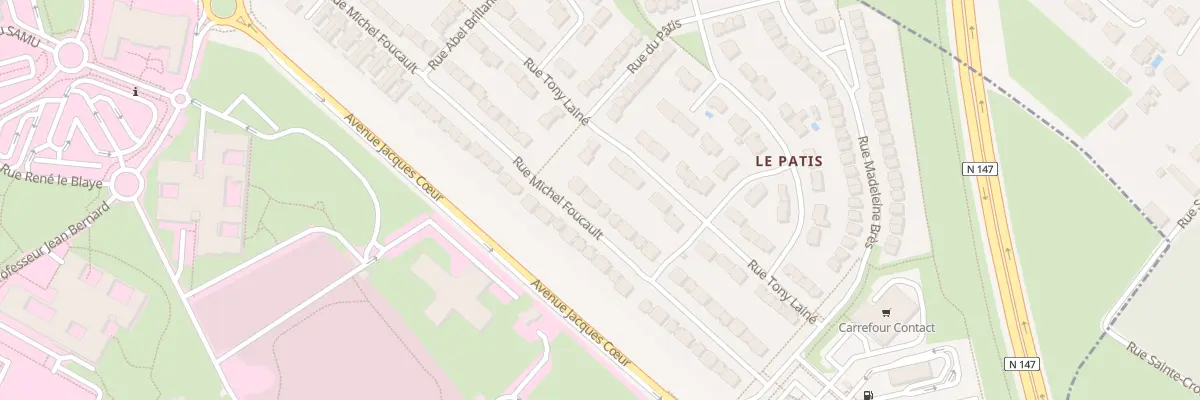 Plan du 51 Rue Michel Foucault à Poitiers