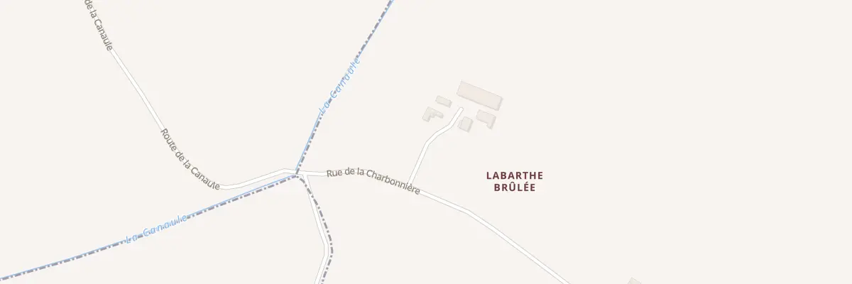 Plan du 48 Labarthe Brulee à Beaugas
