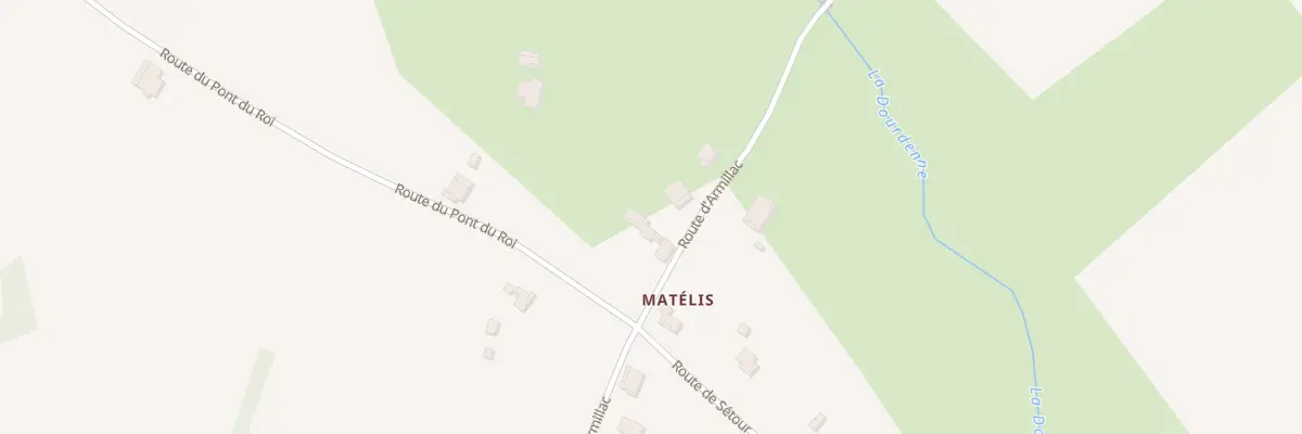 Plan du 398 Rte d’Armillac à Lavergne