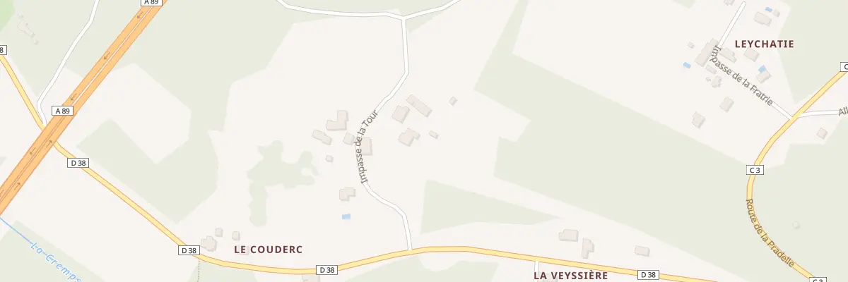 Plan du 176 Imp de la Tour à Bourgnac
