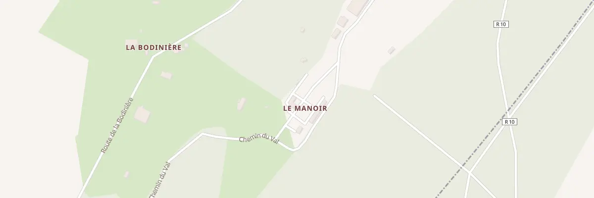 Plan du 10 Le Manoir à Saint-Germain-d’Aunay