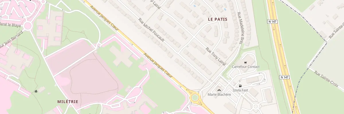 Plan du 76 Rue Michel Foucault à Poitiers