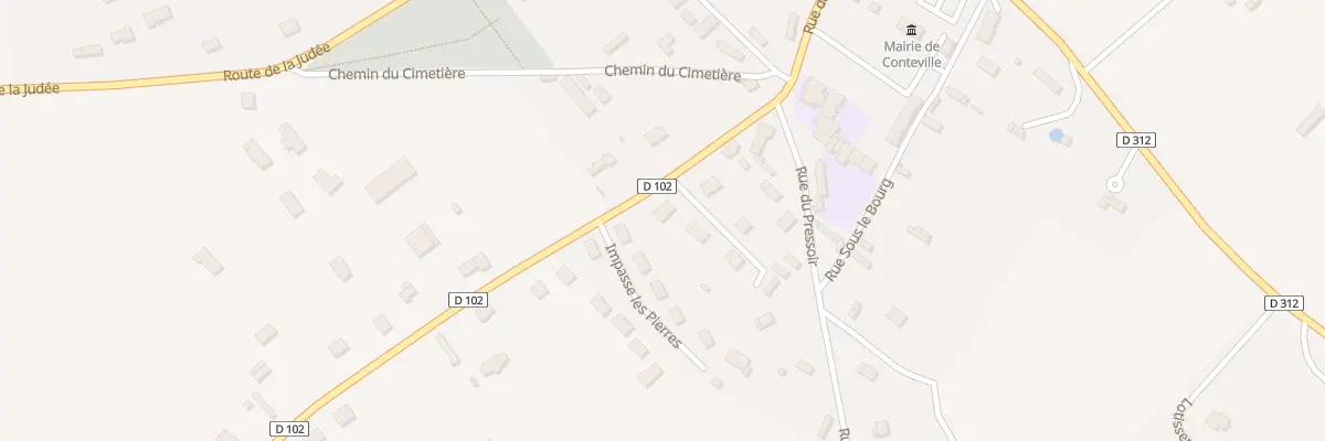 Plan du 105 Rue de la Forge à Conteville