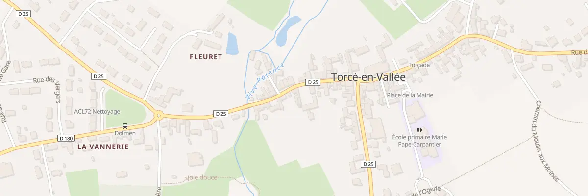 Plan du 11 Rue Notre-dame à Torcé-en-Vallée