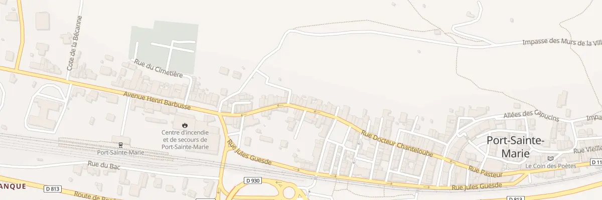 Plan du 53 Rue Docteur Chanteloube à Port-Sainte-Marie