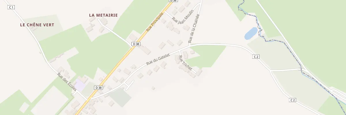 Plan du 1 Rue Trichet à Saint-Aubin-le-Dépeint