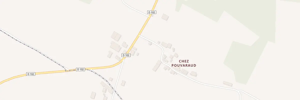 Plan du 8 Chez Pouvaraud à Champagne-Mouton